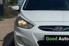 Белый солярис фронтальный вид